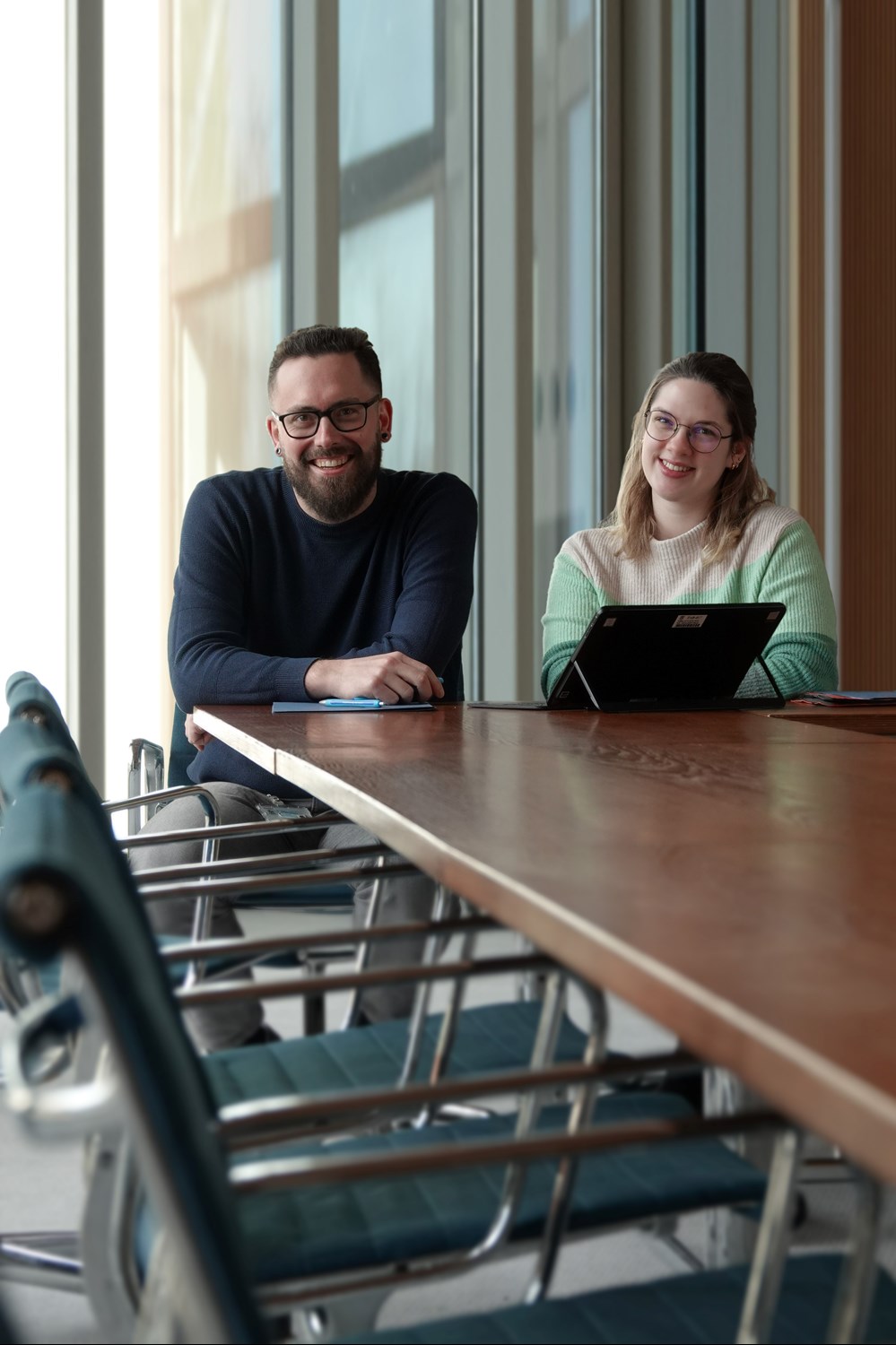 Ausbildungsleitung: Florian Peters und Martina Stenzel