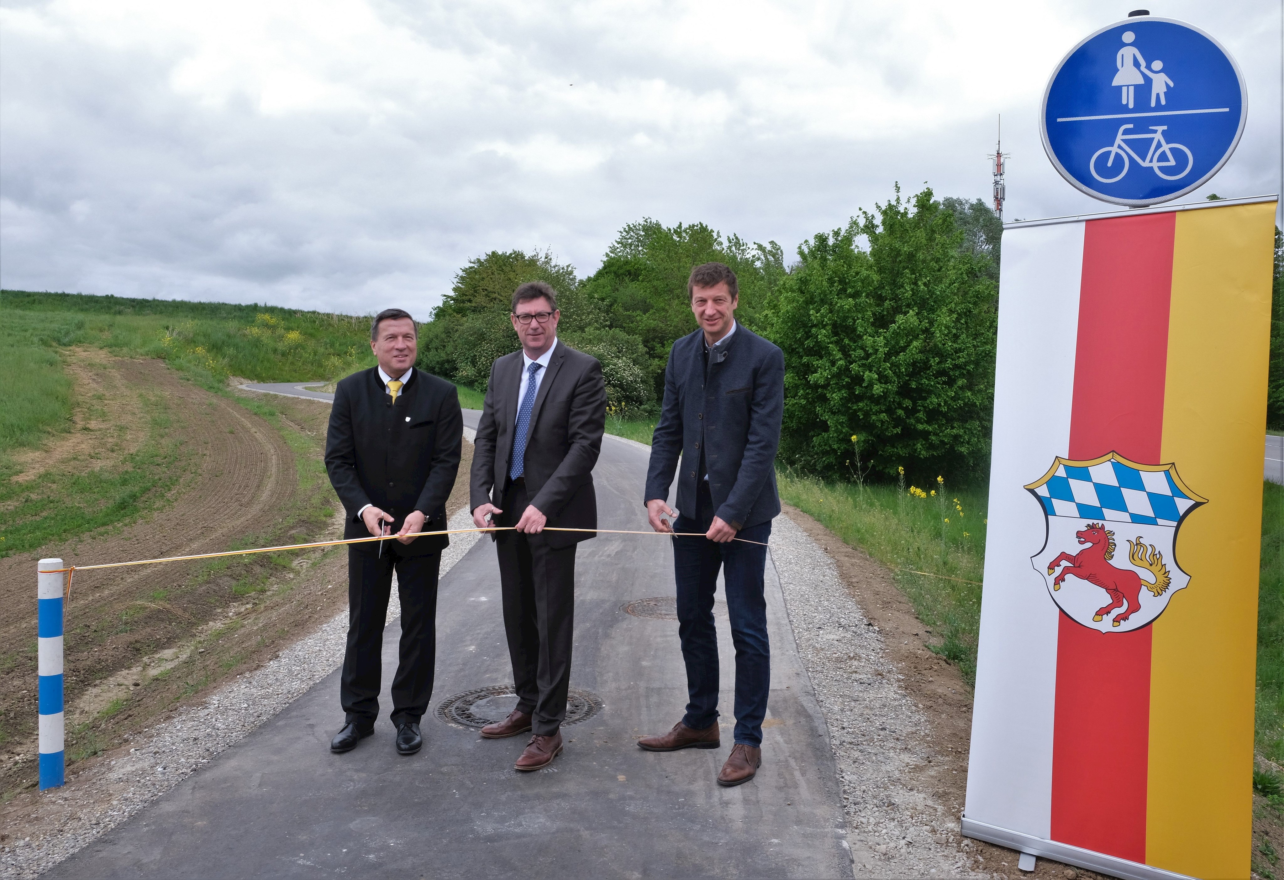 Einweihung Radweg Altenerding-Indorf