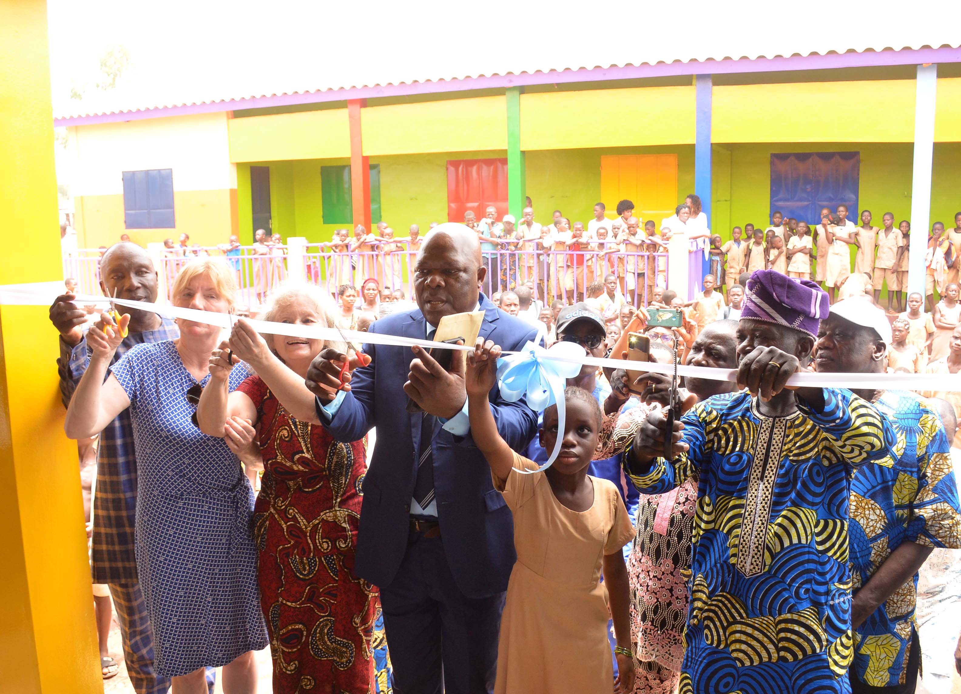Eröffnung der neuen Schule in Agonmey