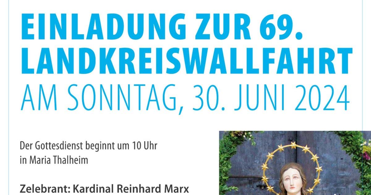 69. Landkreiswallfahrt | Offizielle Homepage Landkreis Erding