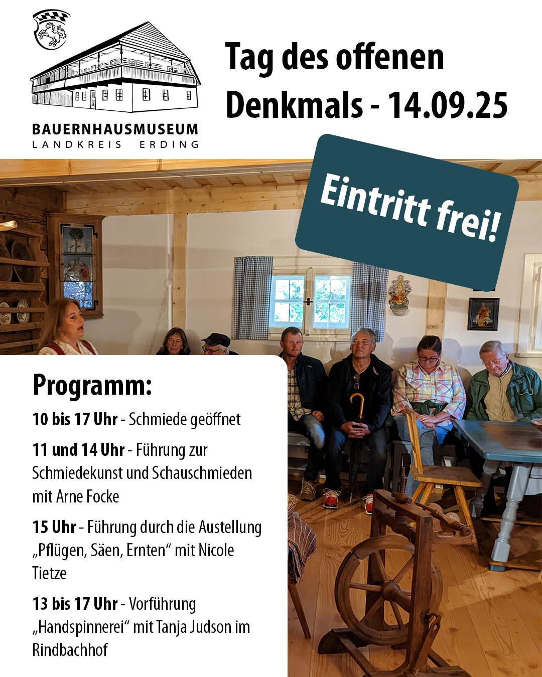Tag des offenen Denkmals am 14. September 2025