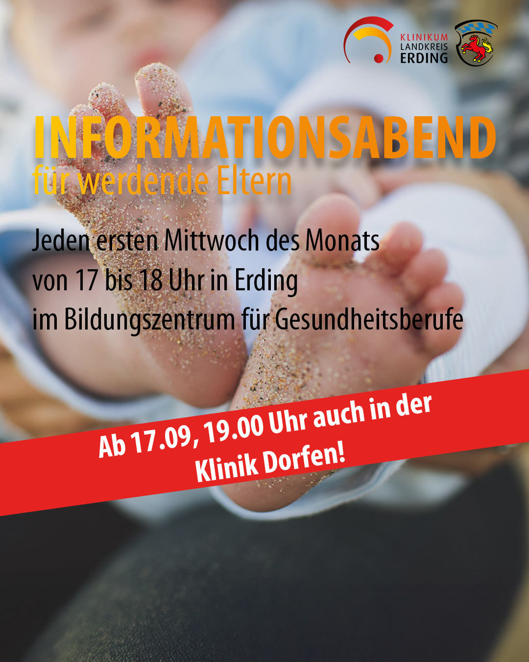 Informationsabend für werdende Eltern jetzt auch in der Klinik Dorfen