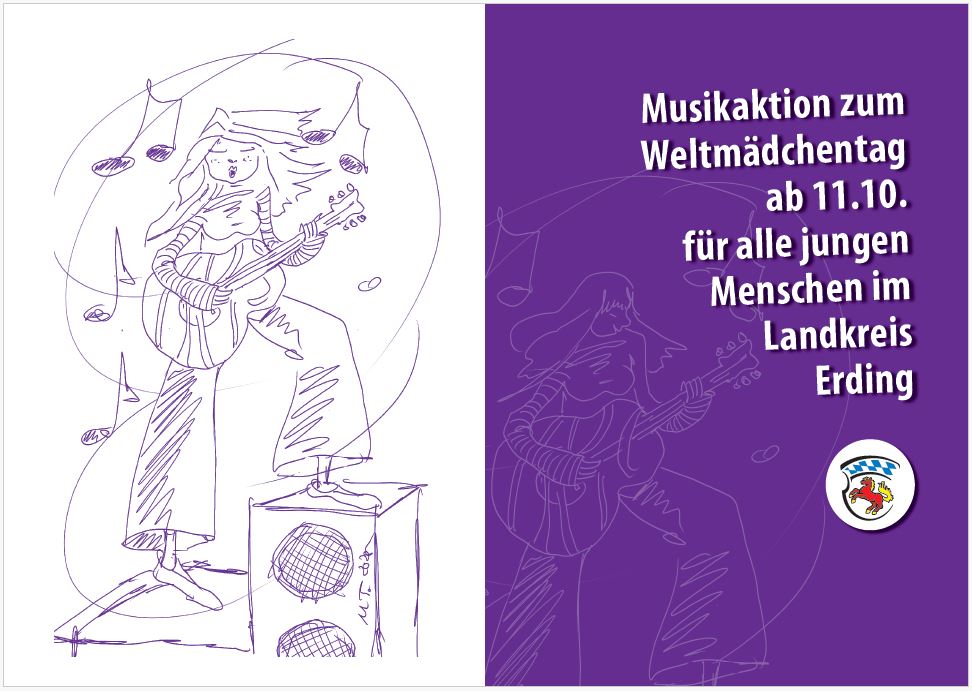 Musikaktion zum Weltmädchentag ab 11.10. für alle jungen Menschen im Landkreis Erding